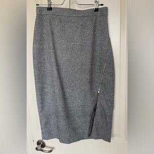 Banana Republic Zipper-Detail Pencil Skirt